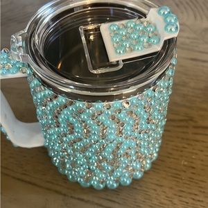 Hand beaded coffee mugs